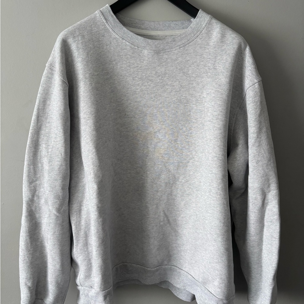 lululemon athletica Light Gray Men's Sweatshirt
